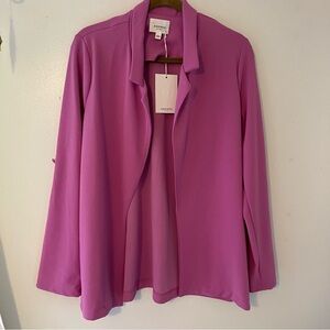 NWT ANDRÉE By Unit Boutique Orchid Purple Blazer Size Medium